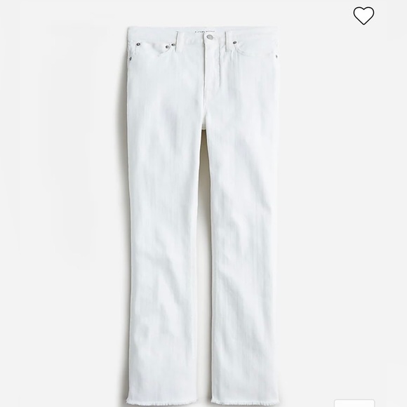 J. Crew Denim - Jcrew White Denim Demi Boot Crop